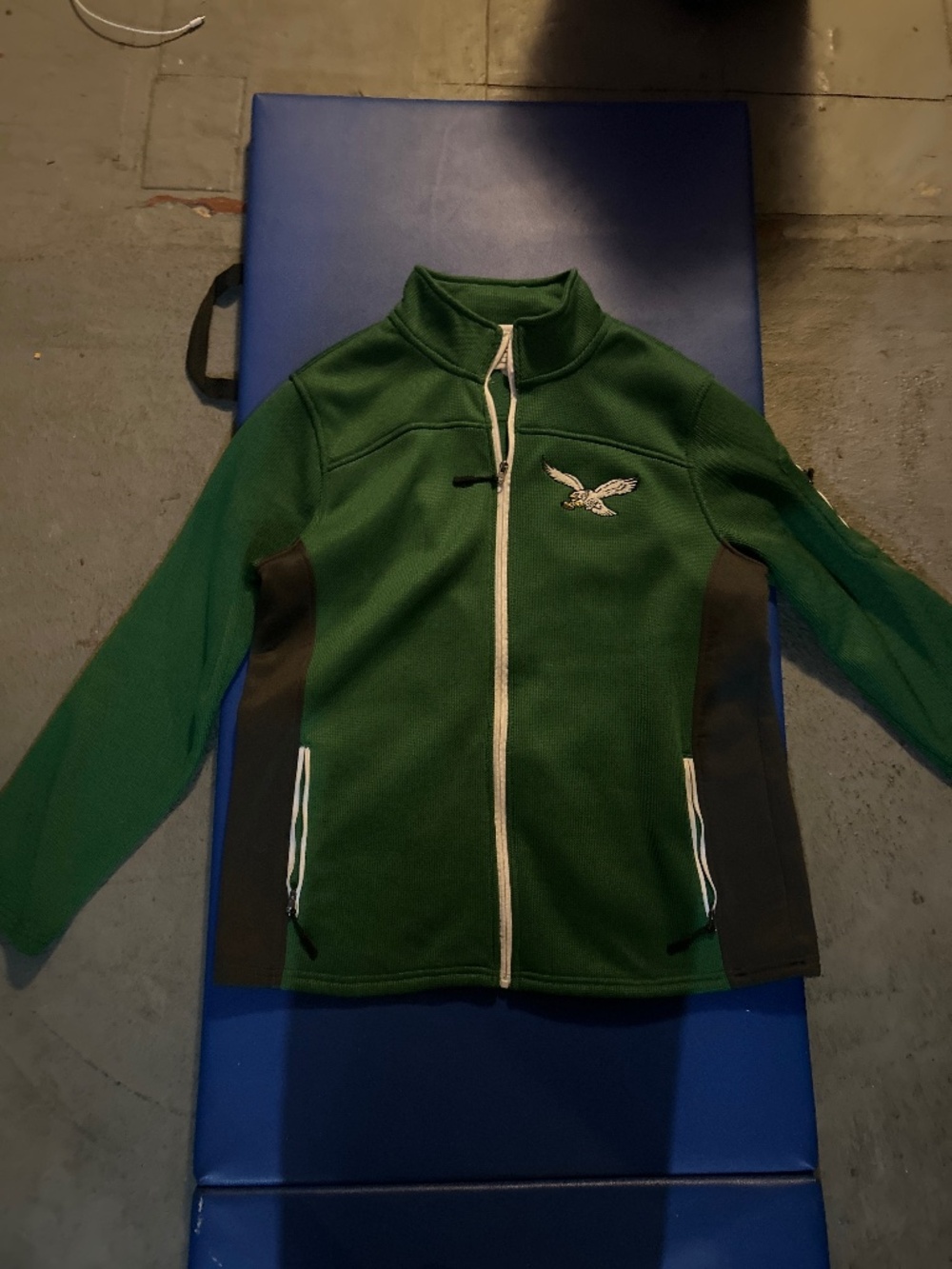 Vintage EAGLES Green Track Jacket large